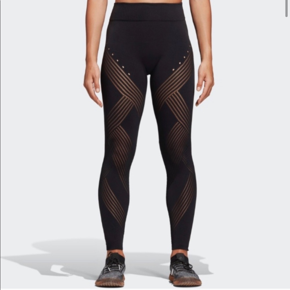Adidas 7/8 Warp Knit Tights - worn twice